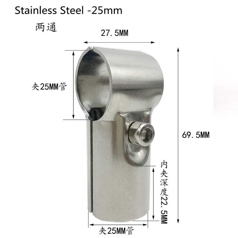 1pcs 25mm Round Pipe Joint Sta - Furniture Hardware Display ulasan dan harga